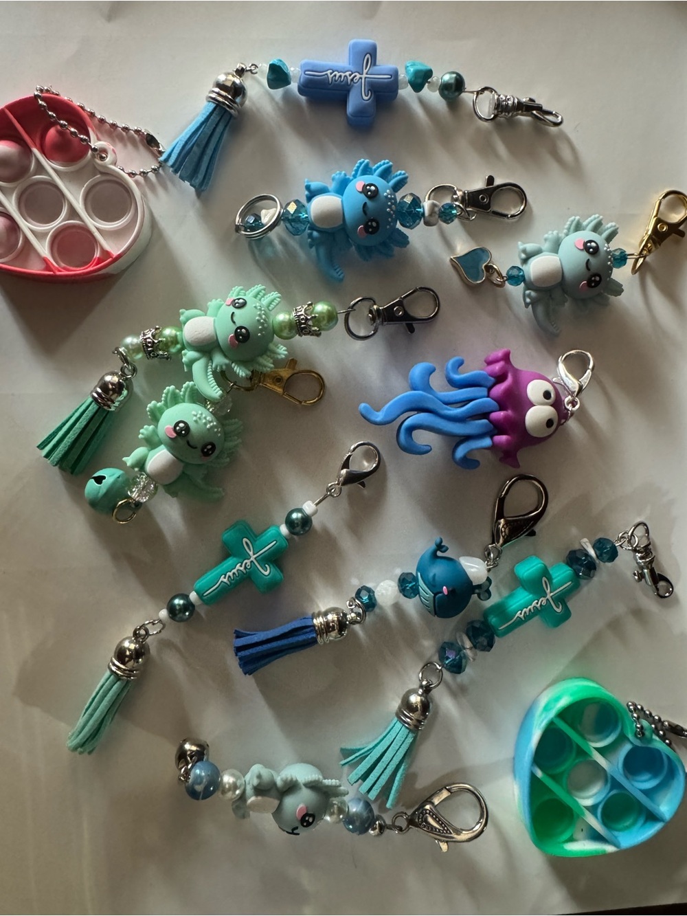 Cute Assorted Kids Character Keychains - Multi-Color - Picture 5 of 5